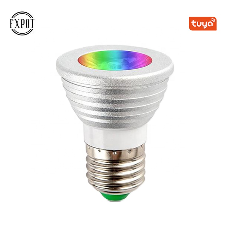 FXPOT Smart Led Spotlight E27 E26 GU10 пульт дистанционного управления RGB меняющий окраску Завод прямых продаж светодиодный прожектор