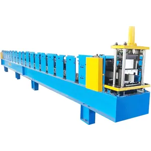 Automatic Metal Roof Gutter Flashing Ridges Making Cover Capping Customized Type Roll Forming Machine Construction Machinery