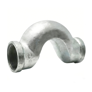 Coude de croisement en fonte malléable galvanisée, norme BS EN, raccord de tuyauterie fileté BSPT pour la <span class=keywords><strong>plomberie</strong></span> et la protection incendie - Product Image 2