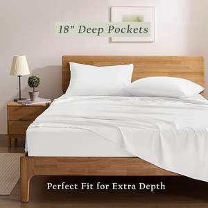 Copripiumino Morbido in Microfibra a Doppia Spazzolatura, Set di Biancheria da Letto con Chiusura a Cerniera e Federe <span class=keywords><strong>per</strong></span> Hotel e Casa - Product Image 4