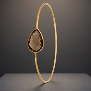 Bracelets ethniques unisexes Hind en laiton plaqué or 14 carats - Product Image 2