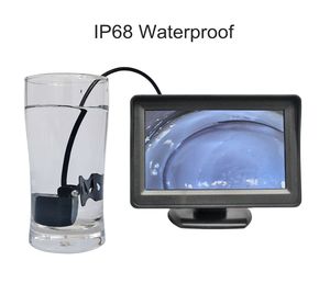 새로운 디자인 12V 자동차 백업 카메라 시스템 4.3 인치 AHD 모니터 후면보기 방수 야간 투시경 720P 주차 라인 - Product Image 4