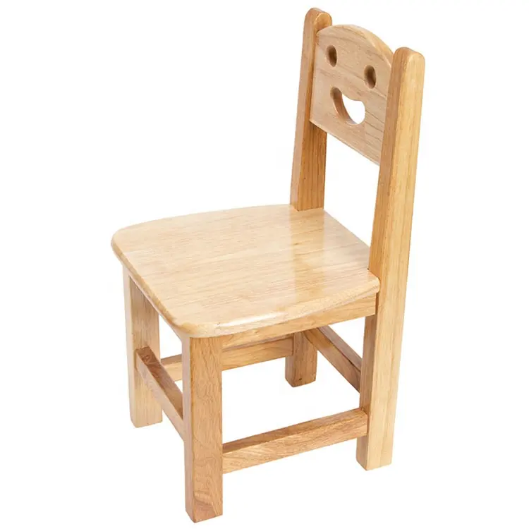 Nova cadeira de madeira natural personalizada, venda quente