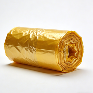 שקיות אשפה <span class=keywords><strong>HDPE</strong></span> עם ציפוי זהב מובלט ועמידות גבוהה (אטימות לנזילות לשימוש מסחרי/מועדונים) - Product Image 3