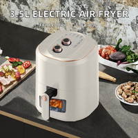 Friteuse à air intelligente Wi-Fi moderne pour aliments juteux et croustillants, cuisson vapeur, fenêtre de visualisation supérieure, capacité XL 8L, usage domestique
