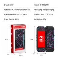 Coque de protection rigide en PC de la série BJBT Graffiti pour Nintendo Switch 2 OLED – Boîtier de remplacement et coque arrière