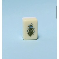 Jeu de tuiles de mahjong Brooklyn Sidney en acrylique crème de luxe, 160 tuiles, ensemble américain avec tapis bkmahjong