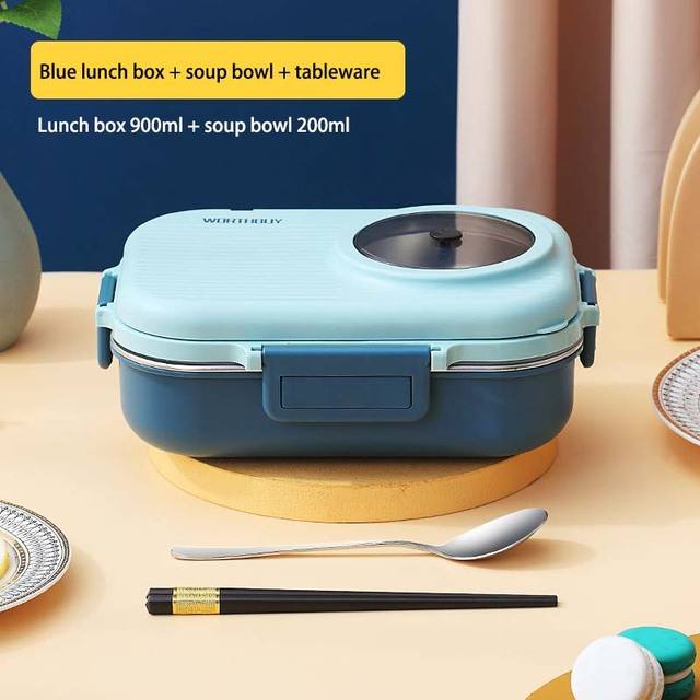 #3 Lunch box+soup bowl+tableware
