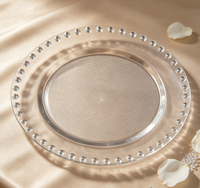 Assiettes de Présentation Rondes en Plastique Écologique de 13 Pouces, Lot de 50 Pièces, pour Mariages, Banquets et Fêtes, Boîtes Mystères Livrées Aléatoirement