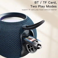 Subwoofer Estéreo Inalámbrico de Alto Rendimiento BT 5.3, Mini Bocina de Audio con Forma de Bola, Conexión BT 5.3 TWS para Decoración de Hogar, Oficina y Escritorio