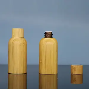 5-100ml竹スポイトボトル竹オイルボトル環境にやさしい化粧品包装