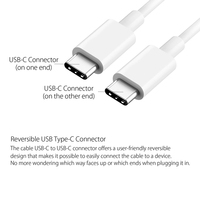 Kabel pengisian daya cepat, USB C ke USB C 20V 3A USB Tipe C 1M 60W untuk ponsel 16/16 Plus/16, Laptop dan Galaxy S24/S24 Ultra/S23