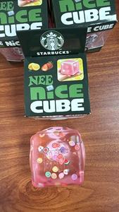 Novedad transfronteriza en stock: Bonitos squishies cúbicos con forma de hielo (de maltosa) con temática de Leebi Dr Pepper/Sprite para aliviar el estrés - Product Image 3