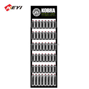 Buy Freestanding metal display stand for aerosol cans with Custom ...