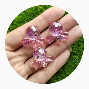 New Assorted Ocean Sea Animal Flatback Resin cabochon Mini Sea Shell Conch Starfish Crab Octopus Dolphin Crafts For Party Decor - Product Image 5