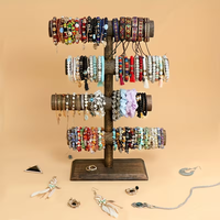 Support de présentation en bois pour bijoux, accessoires, bracelets et joncs