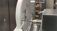 Équipements dentaires Yucera 5 axes, machine de fraisage dentaire, laboratoire dentaire Cad Cam