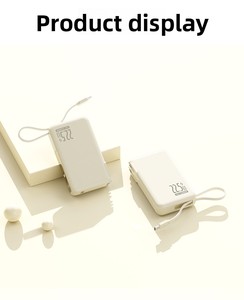 Batería Externa Besiter de Alta Capacidad, Ultra Delgada, de Polímero de Litio, 10000mAh, 22.5W, Carga Rápida Tipo-C, con Adaptador de CA y Cable de Datos - Product Image 3