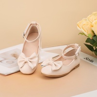 Chaussures Mary Jane personnalisées pour filles, style princesse, mode estivale, semelle souple en cuir avec nœud papillon et motif à carreaux