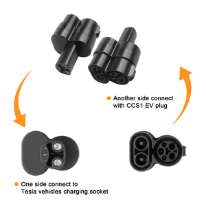 Adaptador CCS Combo 1 de 250kW para Tesla, Cargador Rápido de CC de 150-400A, Enchufe de Conversión NACS de 500-1000V para Vehículos Eléctricos Tesla - Product Image 3