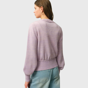<span class=keywords><strong>Cardigan</strong></span> Corto da <span class=keywords><strong>Donna</strong></span> Invernale <span class=keywords><strong>Grigio</strong></span> Chiaro con Dettagli Traforati e Bottoni Antirughe Personalizzato all'Ingrosso - Product Image 6