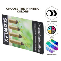Service d'impression personnalisé de livrets/catalogues/brochures/dépliants/plaquettes pliées