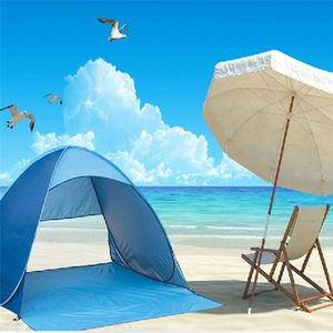 Carpa de <span class=keywords><strong>Playa</strong></span> Impermeable con Protección Solar UV50, Varillas de Acero, 1000 mm, Camuflaje, Premium, Desplegable, para Acampar al Aire Libre, para 2-3 Personas - Product Image 1