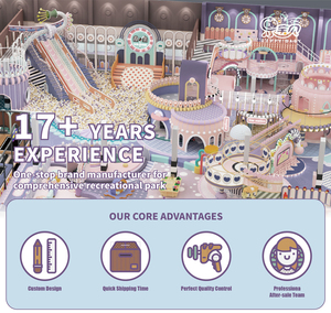 Aire de jeux intérieure pour enfants de 130 m², équipement de terrain de jeu de 4,5 m, ensemble de jeux intérieurs - Product Image 6