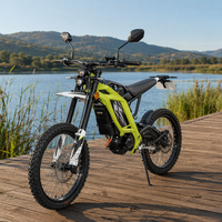 Moto tout-terrain électrique ZONSEN EX2 365Nm Torque 72V 4000W, batterie 74V 32Ah, haute puissance, homologuée CE