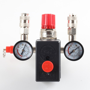 Interruptor de Presión G1/4 100 psi SPST de Acero Aleado para Aire, Ensamblaje Europeo Tres en Uno - Product Image 3