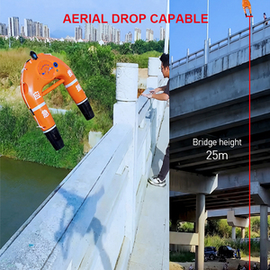 Boya de Rescate Eléctrica Inteligente en Forma de U de Alta Velocidad con GPS Inalámbrico, 60 Minutos de Autonomía, 500N de Flotabilidad, 350kg de Fuerza de Remolque - Product Image 4
