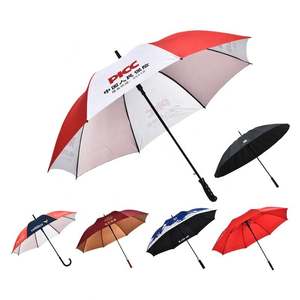 JW82 Fournisseurs en gros Fabricant Parapluie de golf grand format de luxe promotionnel de 30 pouces, résistant au vent, avec impressions de logo et personnalisable - Product Image 1