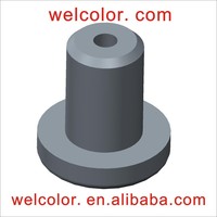 Bouchon d'étanchéité court en silicone de Type T, bouchon de bouteille en caoutchouc, trou de boucle de câble OD 3.9 3.9mm ID 2.0 1.5 MM 2MM 1.5 MM