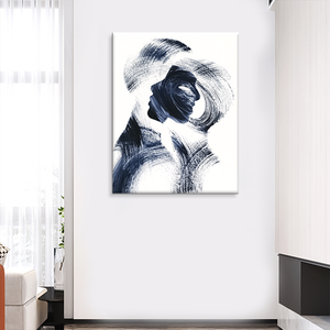 Hug People Painting Love Art Pintura al óleo hecha a mano para decoración del hogar - Product Image 4
