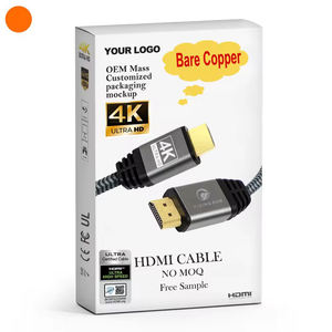 Vente en gros, câble plaqué or haute vitesse 3D 4K 60Hz version 2.0, <span class=keywords><strong>isolation</strong></span> en PVC de 2 pieds pour moniteur et lecteur DVD - Product Image 6