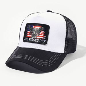 Gorra Trucker Snapback de Moda de Invierno para Hombre, Personalizada al por Mayor, con Logotipo Bordado, de 6 Paneles, de Algodón Liso, con Visera Plana, de Alta Calidad y Bajo MOQ - Product Image 2