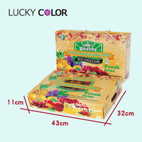 Custom Groente Kartonnen Doos Fruit Verpakking Dozen Tomaat Verpakking Golfkarton Doos