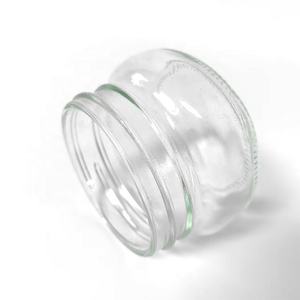 Bocal en verre vintage à large ouverture, qualité alimentaire, mini, pour usage domestique, avec couvercle à vis en métal, pour <span class=keywords><strong>miel</strong></span>, confiture, <span class=keywords><strong>moutarde</strong></span> - Product Image 5
