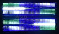 Projecteur stroboscopique LED extérieur 1100W, 800 LED RGB et blanc froid, pour effets de scène, équipement flash DJ pour fêtes, stroboscope puissant pour concerts et spectacles vidéo