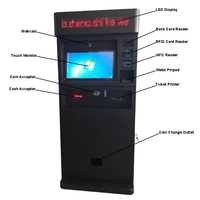 Kiosque de paiement acceptant les pièces de monnaie pour l'extérieur Machine libre-service Outdoor Train Bus Metro Ticket Distributeur automatique avec distributeur de pièces de monnaie