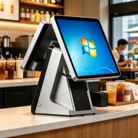 Système de point de vente tout-en-un avec écran tactile de 15 pouces, vente chaude en Chine