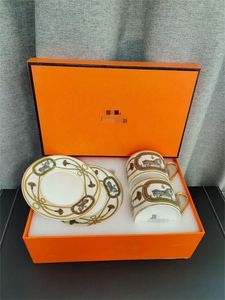 Vente en gros d'usine, best-seller, coffret cadeau de luxe de la marque Horse, ensemble de tasses et de soucoupes - Product Image 4