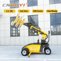 Nouveau robot de manutention de verre CNRUYI certifié CE, capacité de levage lourde de 500 kg, télécommande sans fil, aspiration à vide élevée de 2500 N, garantie de 2 ans