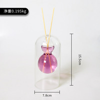 Diffuseur de roseaux en Fiber parfumée désodorisant pour diffuseur bouteille en verre conique