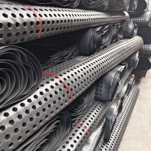 HDPE <strong>Plastic</strong> Dimple Drainage Board for Garage <strong>Roof</strong> Basement-Outdoor Modern Design - Product Image 4