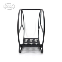 Kawagebo Kamp (KK) L 580 X W 303 X H 600 mm Étagères en bois pour le rangement du bois de chauffage, support pour bûches, organisateur de rangement pour cheminée, outil