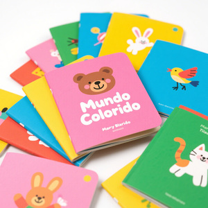 Libro para niños en <span class=keywords><strong>español</strong></span>, historia bilingüe con alfabeto inglés, tablero aprobado por ICTI, impresión de libros, actividad de rastreo de tapa blanda - Product Image 1