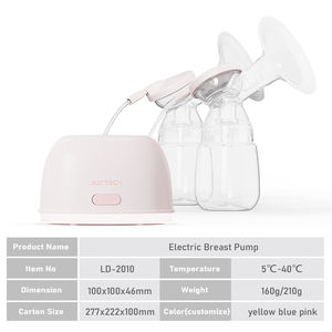 Produttore nuovo arrivo lampada da comodino a mani libere tiralatte elettrico portatile pompa per latte in Silicone integrata per le donne - Product Image 5