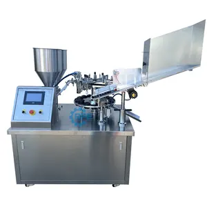 Manufacturer directly sale double filling head automatic paste aluminum tube filling sealing machine
