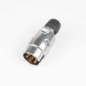 7 broches 12V connecteur de remorque prise pour <span class=keywords><strong>caravane</strong></span> voiture prise RV prise ronde mâle métal adaptateur utilisé pour les accessoires de remorque - Product Image 2
